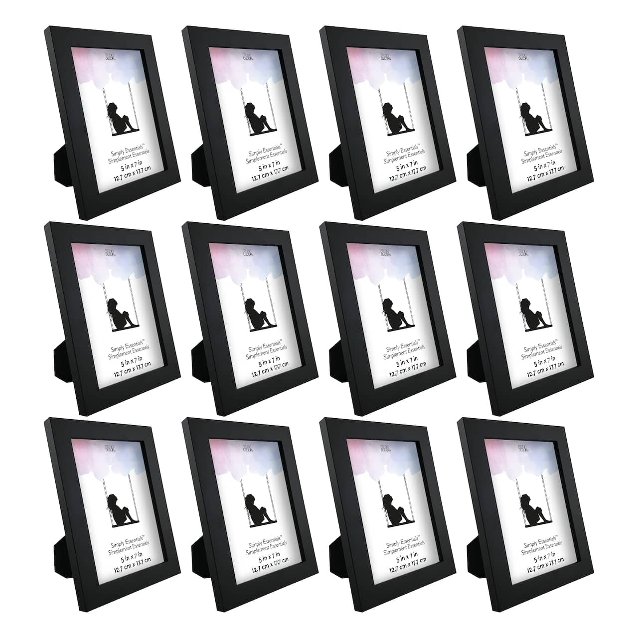 12 Pack: Black Linear Frame, Simply Essentials™ by Studio Décor®